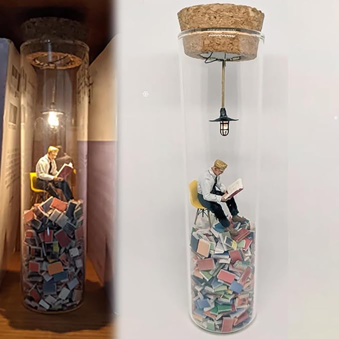 Test Tube Perspective Drawing - Classic Bookshelf Decoration - Bookshelf Art Decoration