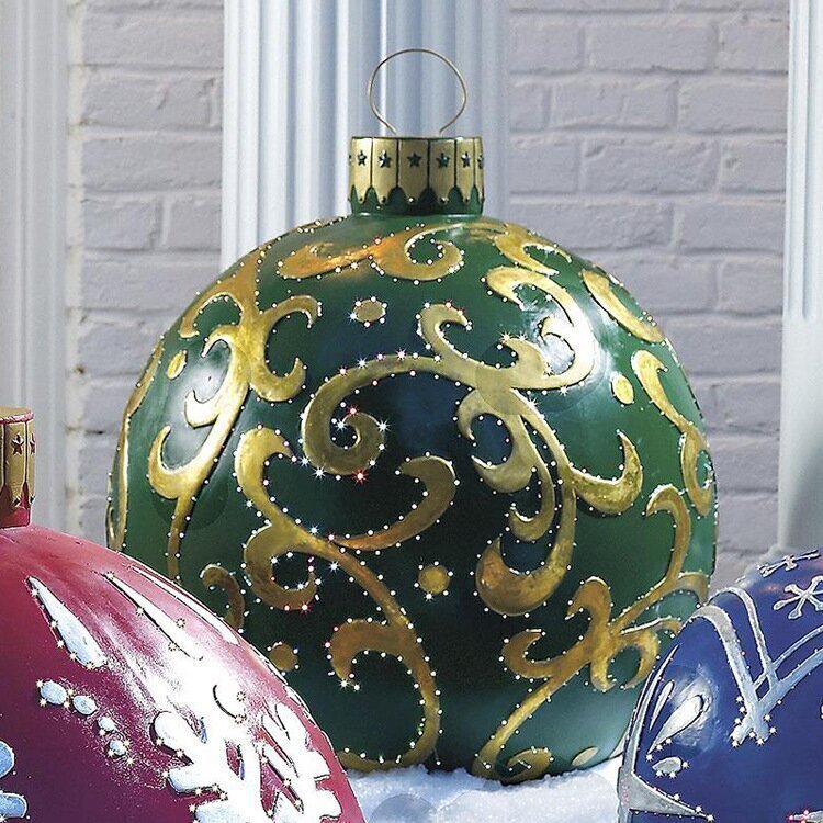 Outdoor Christmas PVC inflatable Decorated Ball🎉Christmas Pre-Sale 50% off