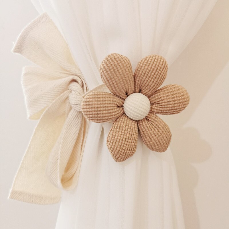 Flower Curtain Tiebacks