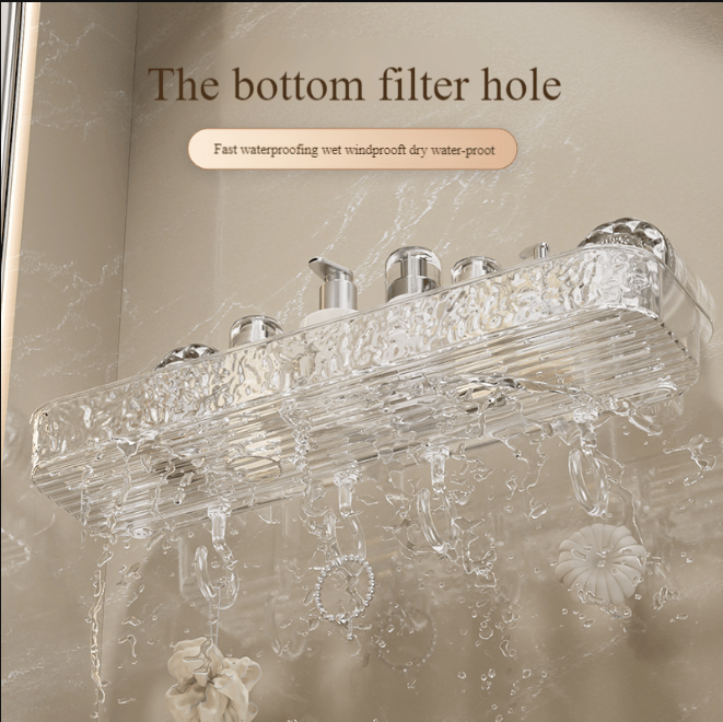 Light Luxury Style Punch-Free Storage Rack