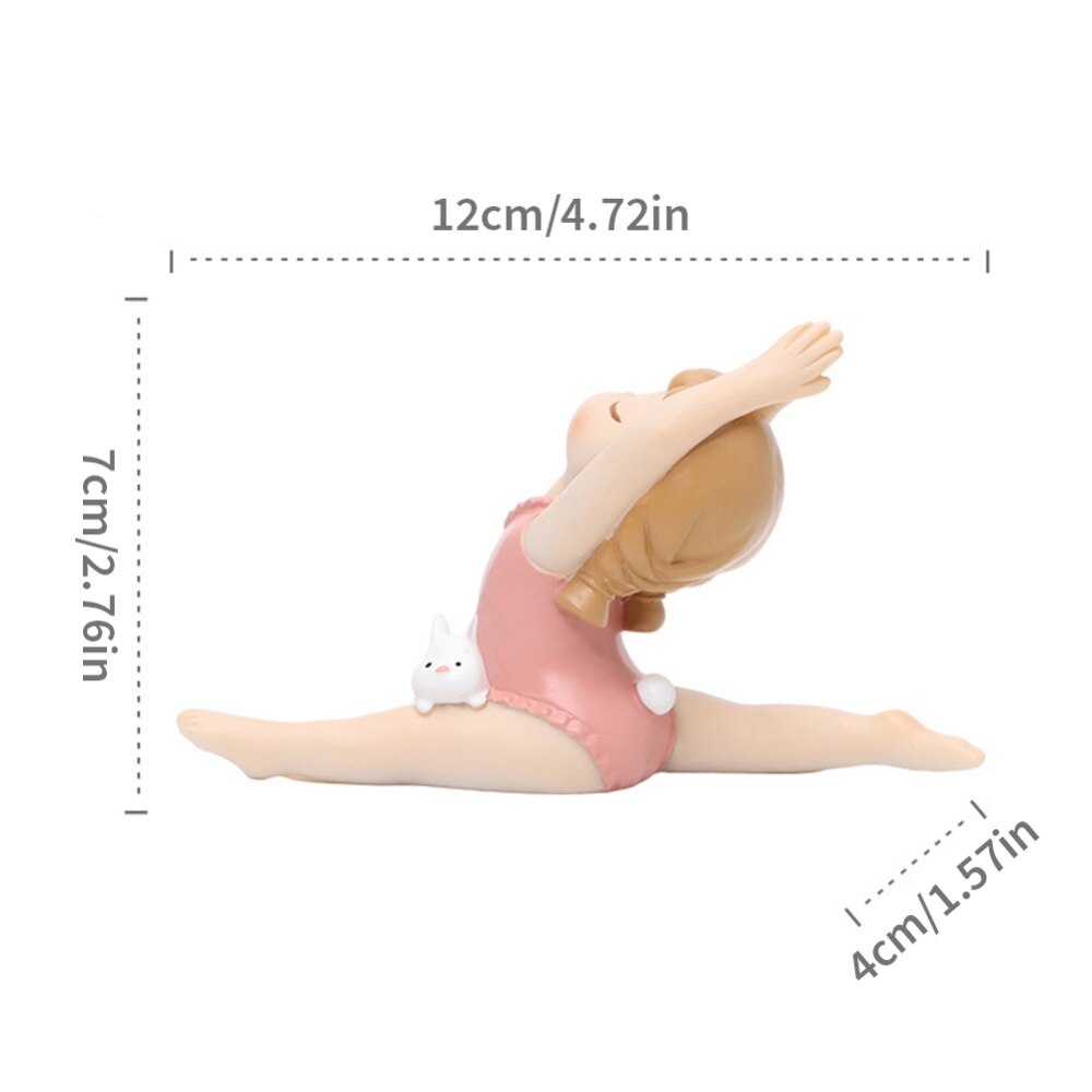 Yoga Figurines Gymnastics Bunny Girl