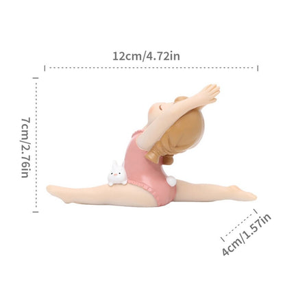 Yoga Figurines Gymnastics Bunny Girl