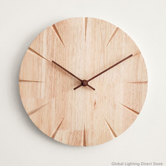 Simple Elegance Wooden Wall Clock