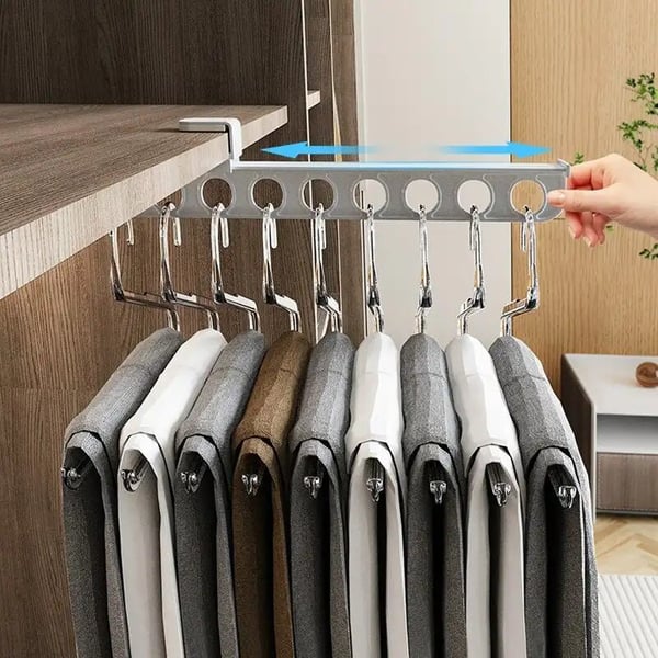 Intelligent pull-out slide trouser rack: a new solution for space utilization in the closet