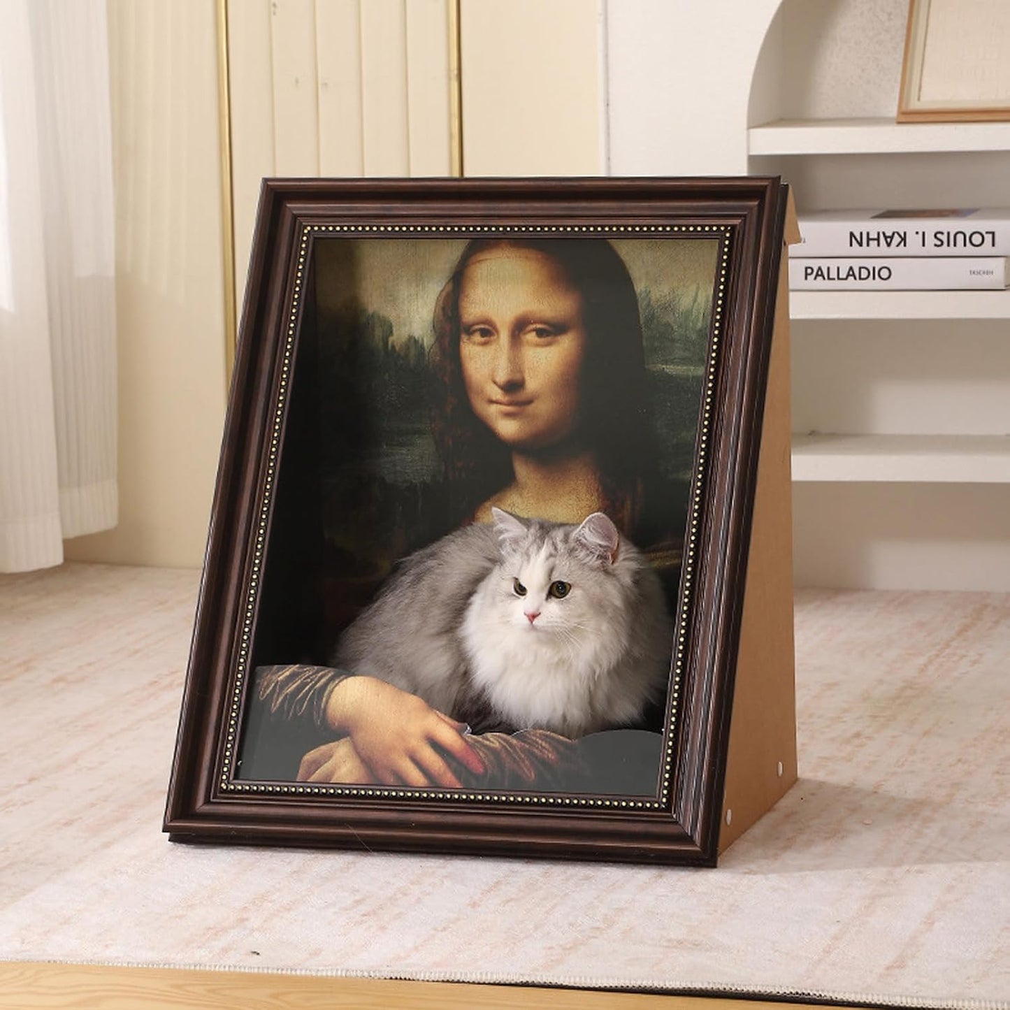 Mona Lisa Cat Scratcher Bed