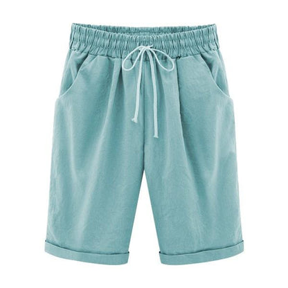 Elastic Waist Casual Comfy Summer Shorts