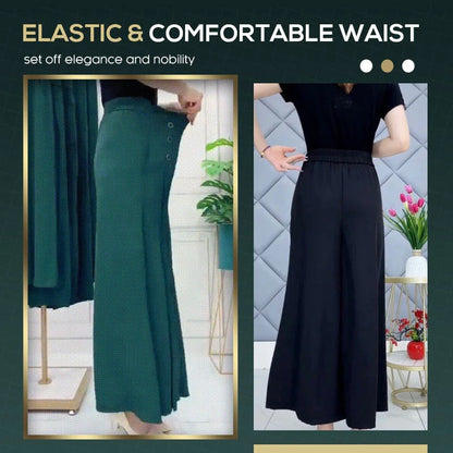 [Comfort and Slim] Stylish Pleated Wide-leg Pants