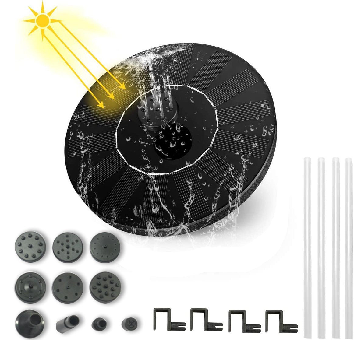 Solar-Powered Bird Fountain Kit