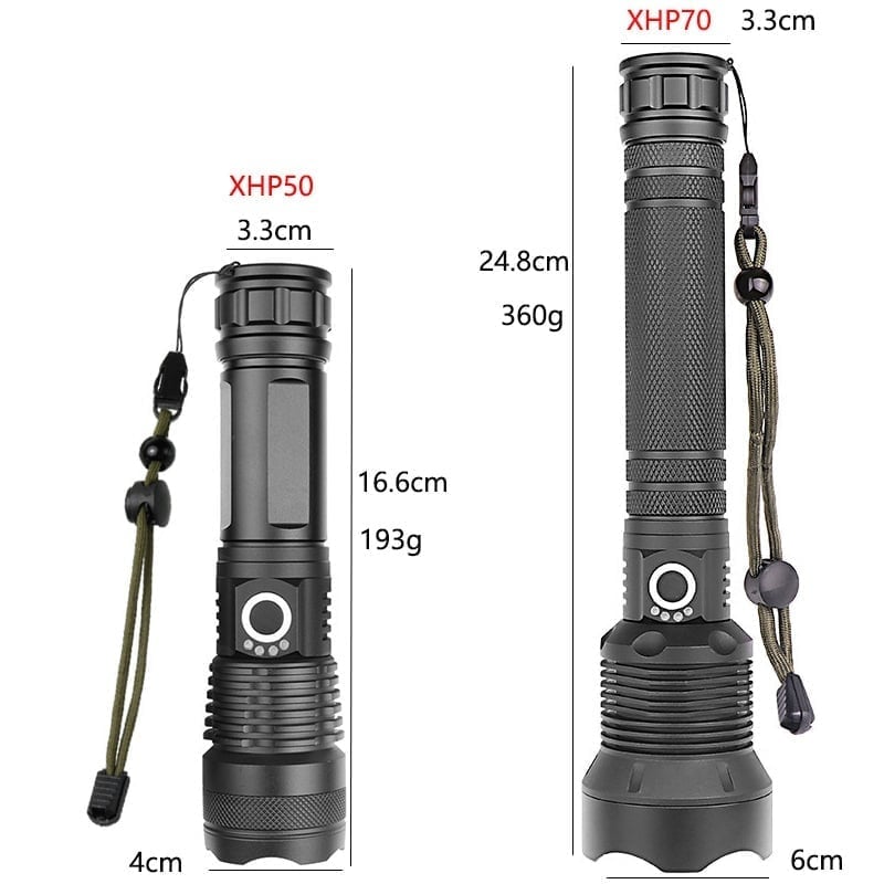 LED Rechargeable Tactical Laser Flashlight High Lumens-Buy 2 Free Shipping