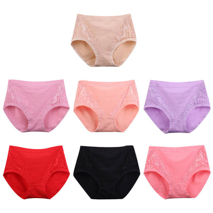 Plus Size High Waist Leak Proof Cotton Panties