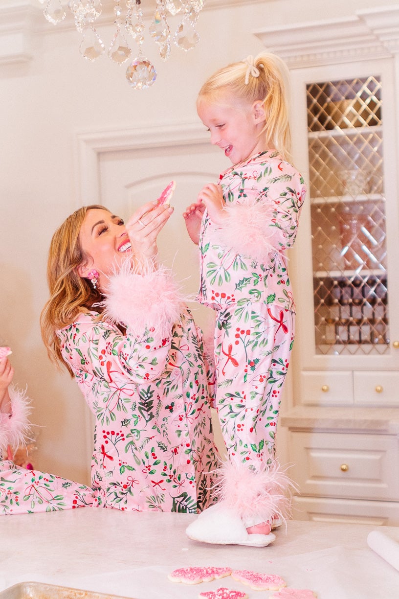 Christmas Cute Pink Pajamas