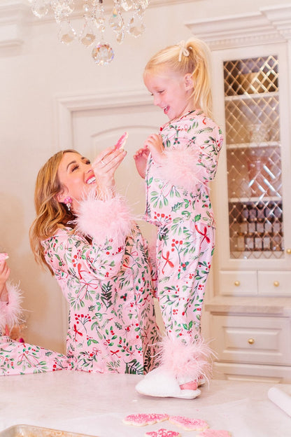 Christmas Cute Pink Pajamas