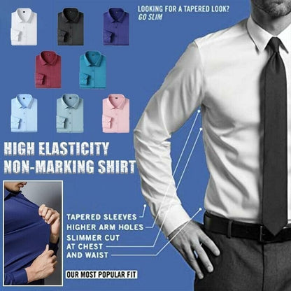 BREATHABLE HIGH ELASTICITY ANTI-WRINKLE SHIRT(2 pcs Free Shipping)