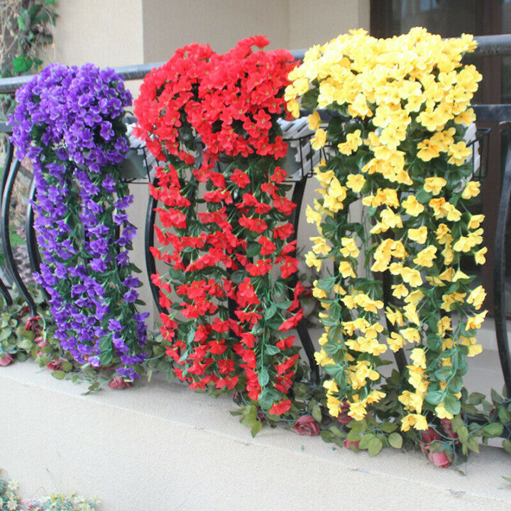 🌺Vivid Artificial Hanging Orchid Bunch