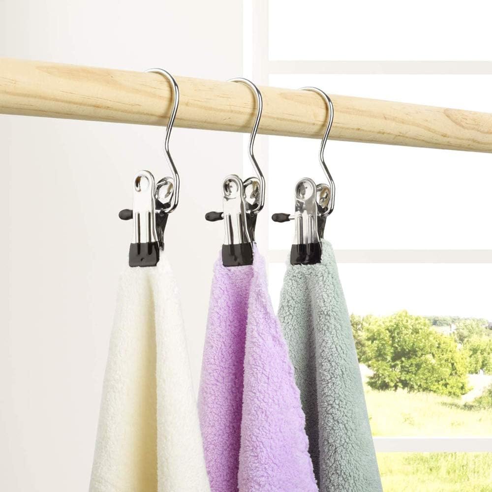 💥2024 Hot Sale- 49% OFF💥Anti-rust Clip Space-saving Clothespin Hat Pants Storage Hanging Travel Hook