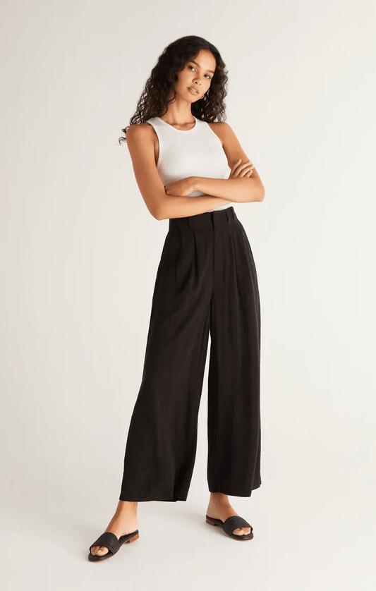 Women's Elastic High Waist Casual Wide Leg Pants (Buy 2 Free Shipping)