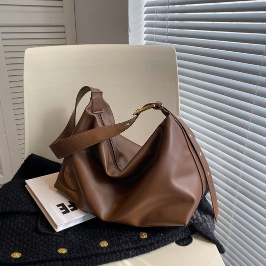 🎉High Quality Large-capacity Leather Trendy Shoulder Messenger Bag