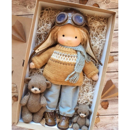 🎁The Best Gift for Kids-Handmade Waldorf Doll👧(Buy2 Free Shipping)