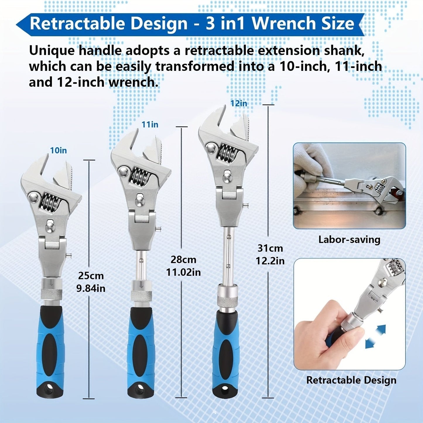 🔥49% OFF-Multifunctional Retractable Wrench