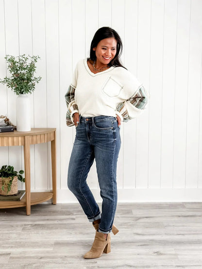 Tummy Control Bootcut Jeans (Buy 2 Free Shipping)