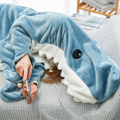 Shark Blanket Walking on the beach