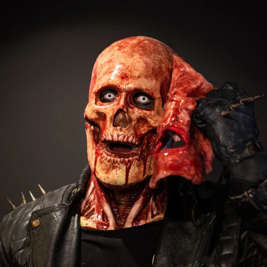 ☠️Ghost Rider Mask-Tear-off type, With Movable Jaw