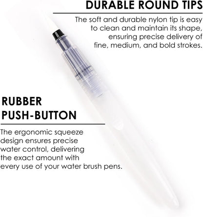 🎨Foldable Watercolor Set Of 56 With Water Brush Pen