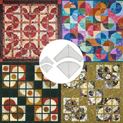 Quick Curve Quilt Template Set