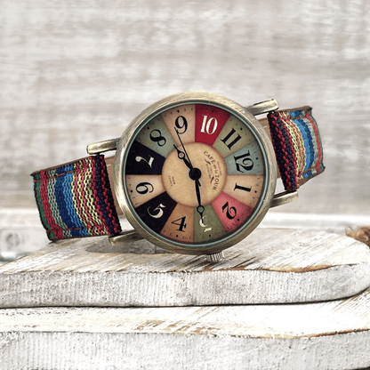 Boho hippie steampunk watch