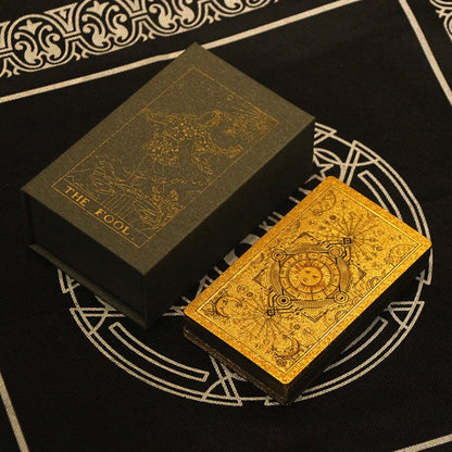 Explore the Mystical World of Tarot Gold Foil Tarot (Buy 2 Free Shipping)