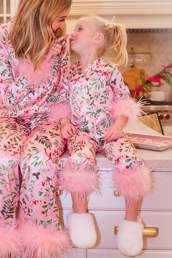 Christmas Cute Pink Pajamas