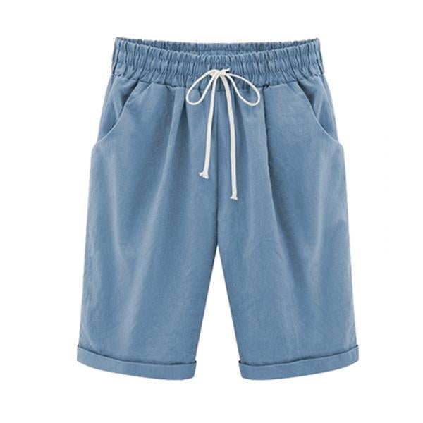 Elastic Waist Casual Comfy Summer Shorts