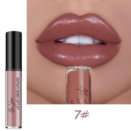 12 Color Cream Texture Lipstick Waterproof