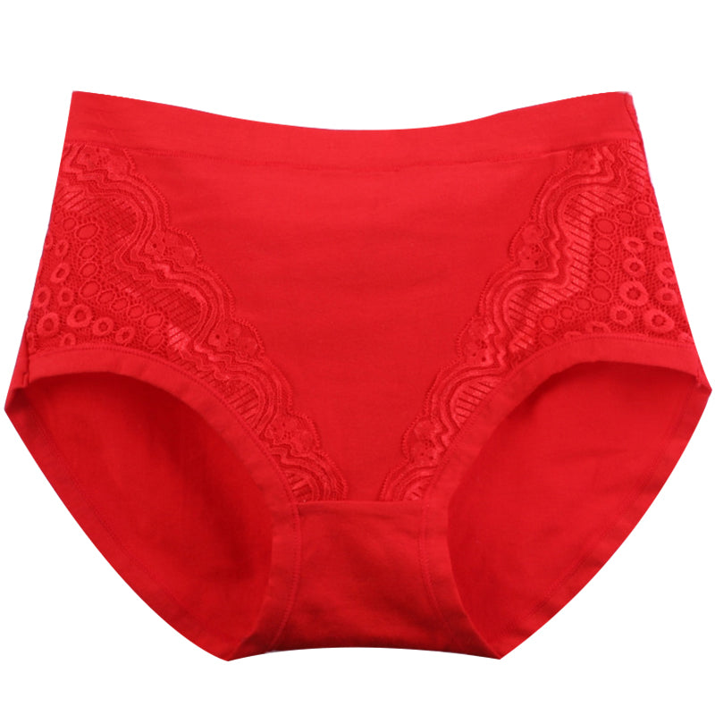 Plus Size High Waist Leak Proof Cotton Panties