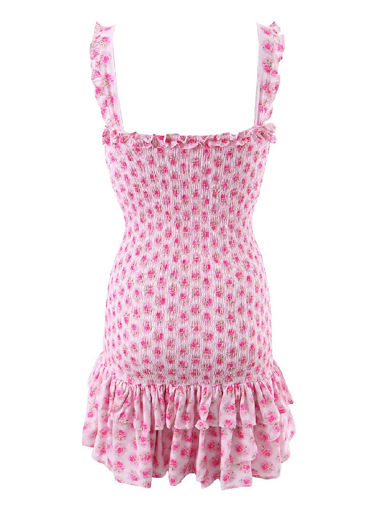 Flirty Ruffle Sleeveless A-line Mini Dress - Perfect for a Stylish Summer Look