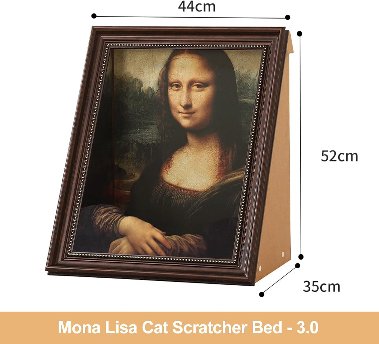 Mona Lisa Cat Scratcher Bed