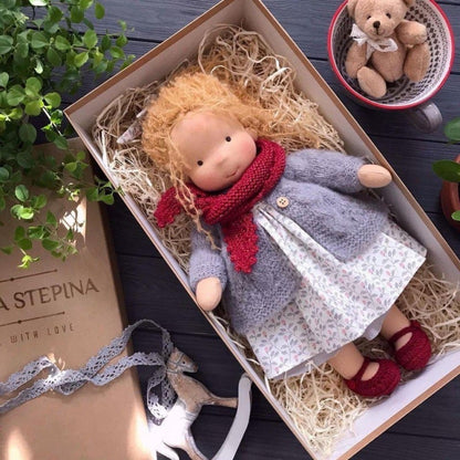 🎁The Best Gift for Kids-Handmade Waldorf Doll👧(Buy2 Free Shipping)