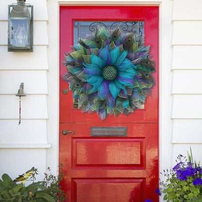 Peacock Pattern Wreath-Noble and unique home decoration