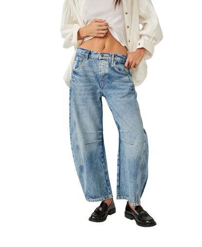 2025 Mid-Rise Barrel Jeans (BUY 2 Free Shipping)