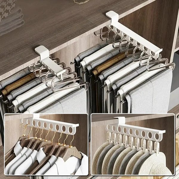 Intelligent pull-out slide trouser rack: a new solution for space utilization in the closet