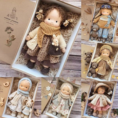 🎁The Best Gift for Kids-Handmade Waldorf Doll👧(Buy2 Free Shipping)