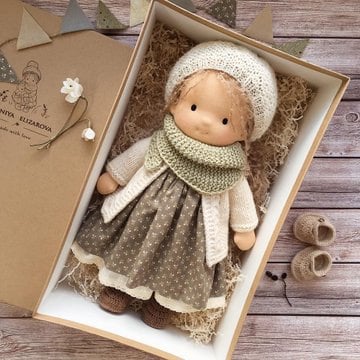 🎁The Best Gift for Kids-Handmade Waldorf Doll👧(Buy2 Free Shipping)