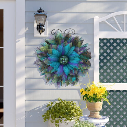 Peacock Pattern Wreath-Noble and unique home decoration