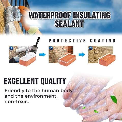 Waterproof Insulation Sealant Emulsion(Free Brush)