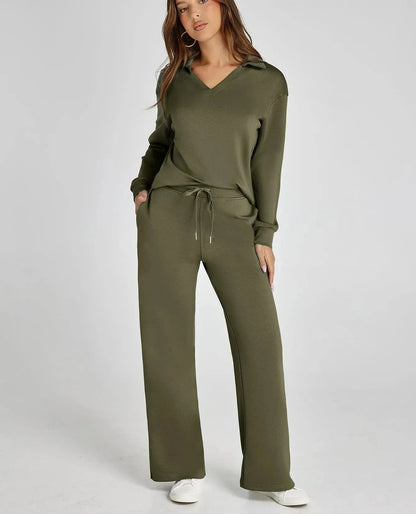 Women's 2 Piece Sets Outfits Casual Long Sleeve Sweatsuits Sets (🔥Same as in the video)