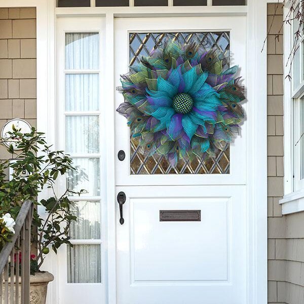 Peacock Pattern Wreath-Noble and unique home decoration