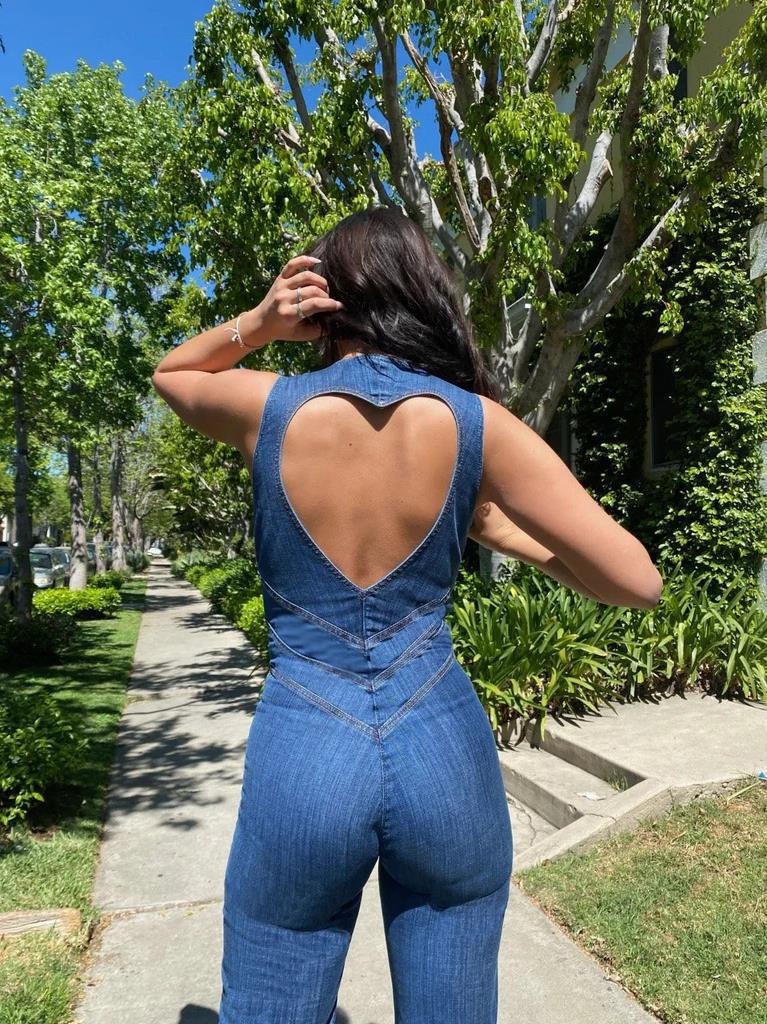 Fashion Slimming Denim Jumpsuit