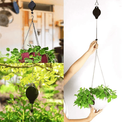 Plant Pulley Set For Garden Baskets Pots