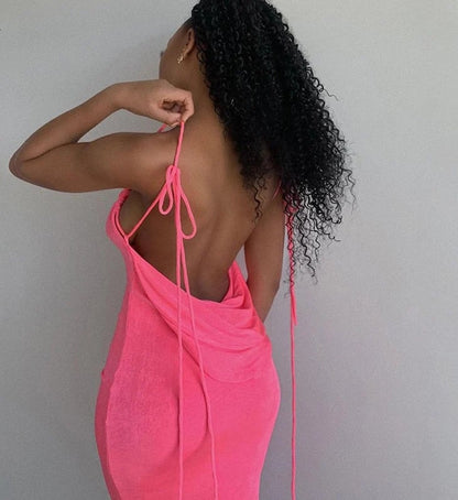 Backless Maxi Dress