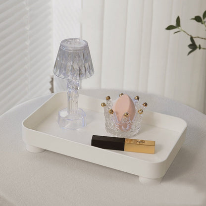 Wooden White Tray Decor